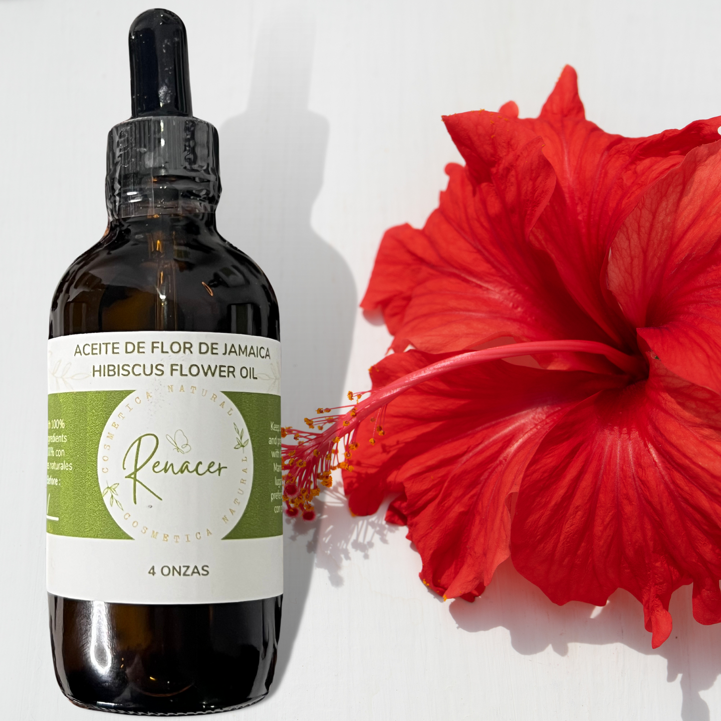 Aceite de Flor de Jamaica o Hibiscus