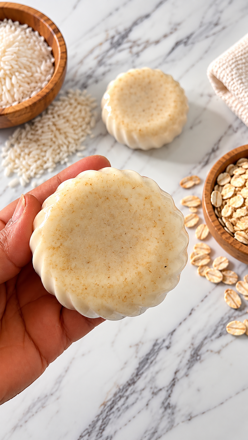Jabón Artesanal de Arroz y Avena