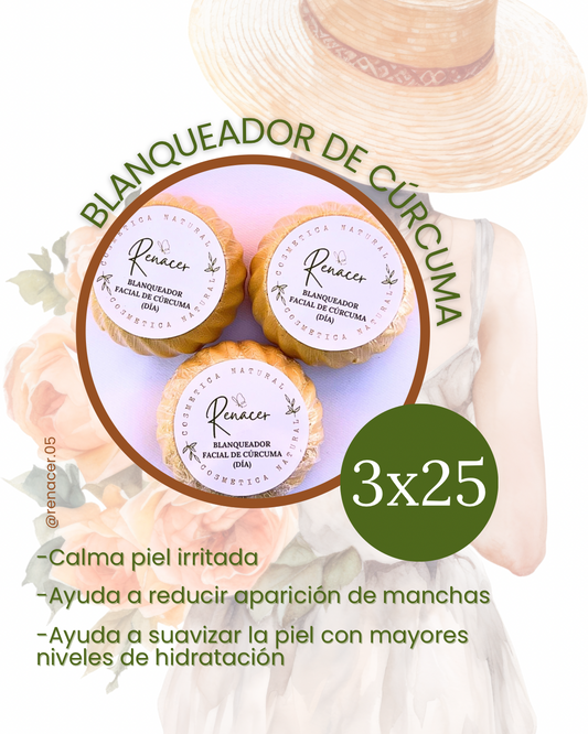 3 Blanqueadores de Cúrcuma